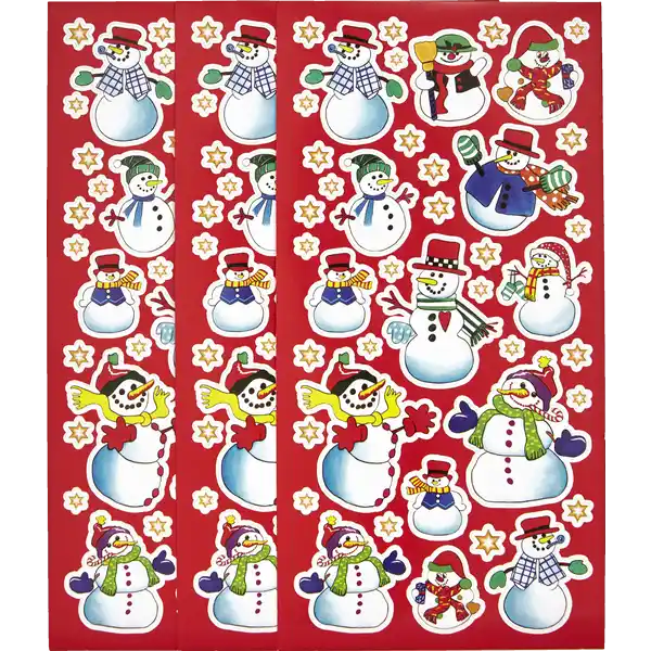 DEKOWELT STICKER WEIHNACHTLICHE MOTIVE