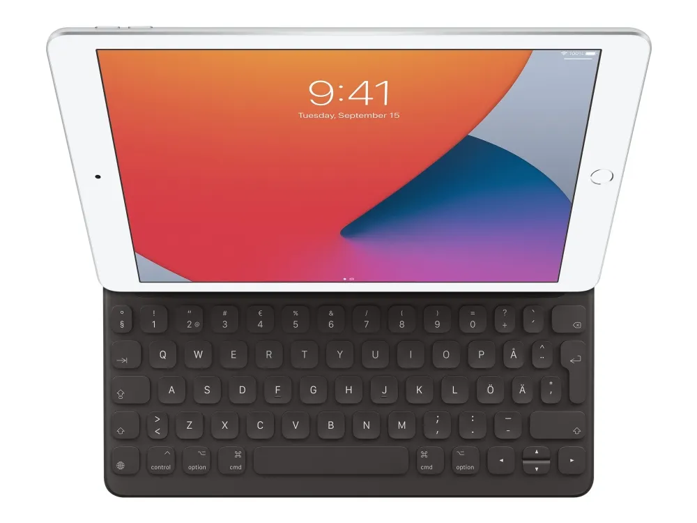 Apple Smart - Tastatur og folio-kasse - Apple Smart connector - QWERTY - for 10.2-inch iPad (7th generation, 8th generation, 9th generation); 10.5-inch iPad Air (3rd generation); 10.5-inch iPad Pro