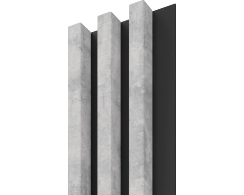 Decoratief paneel Linea Slim 3 grijs zwart 30x150x2650 mm