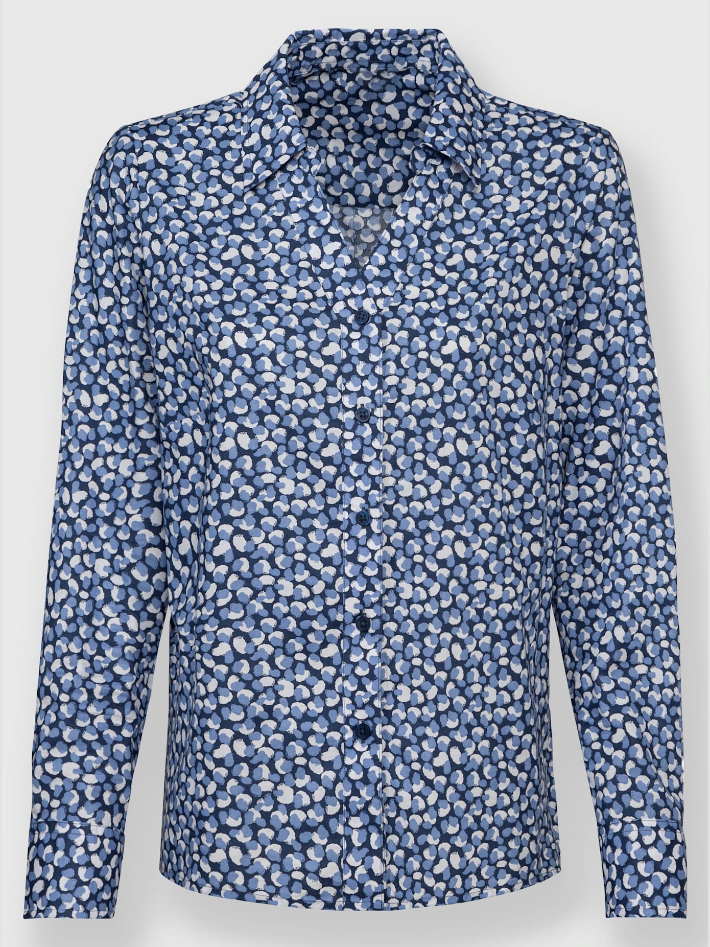 Chemisier motif à pois tendance