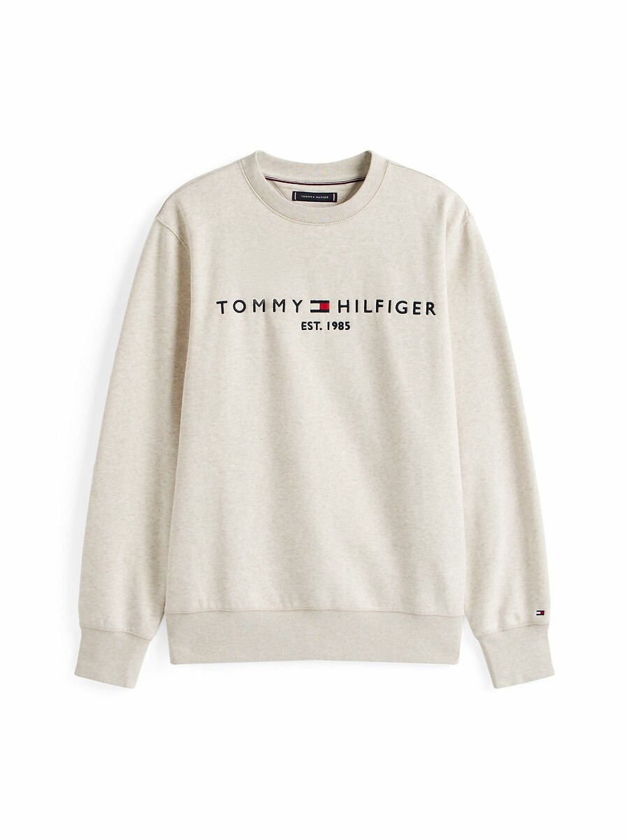 TOMMY HILFIGER<br>Suéter de gola redonda com o logotipo Tommy
