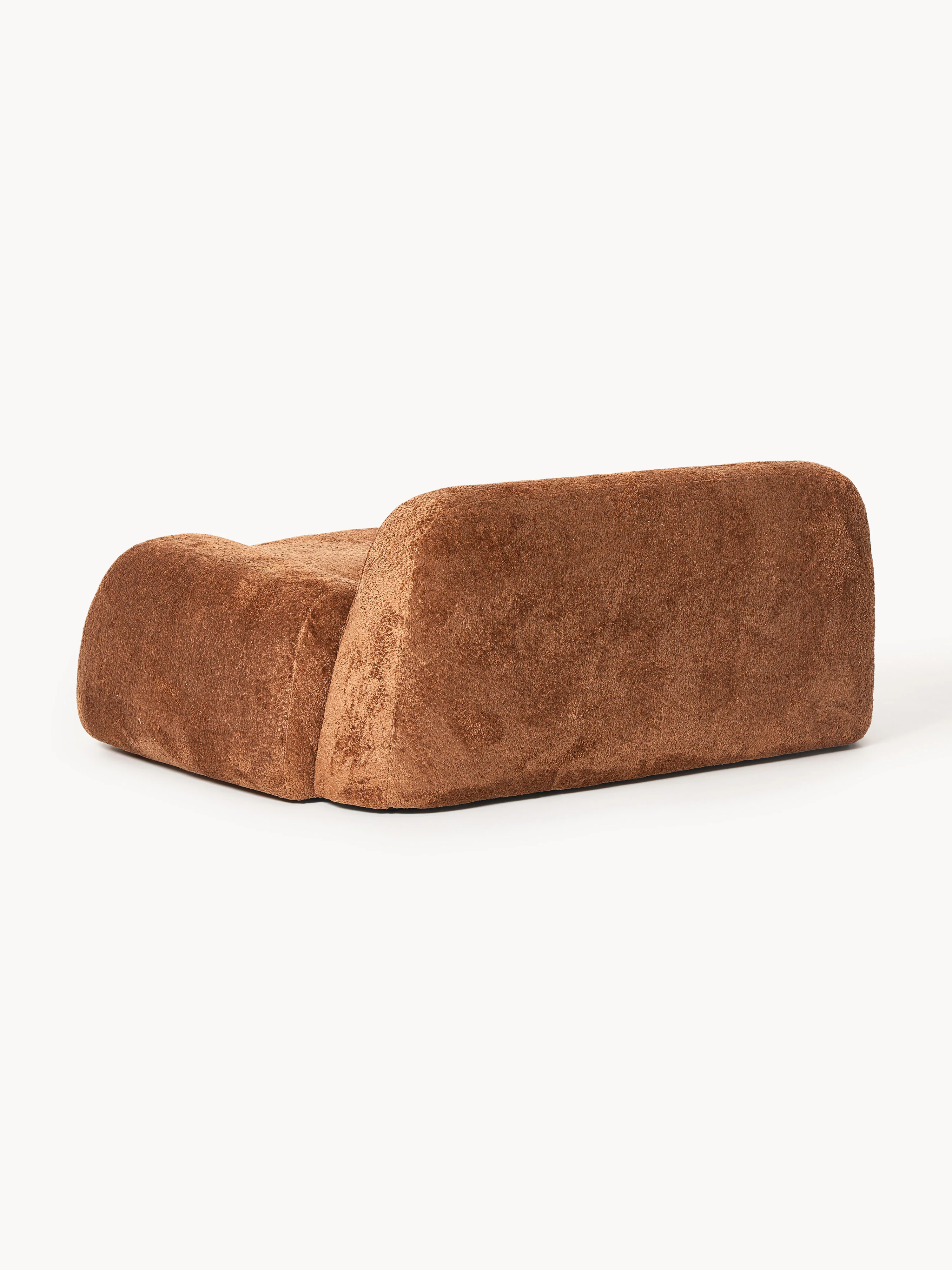 XL teddy bouclé loungestoel Wolke