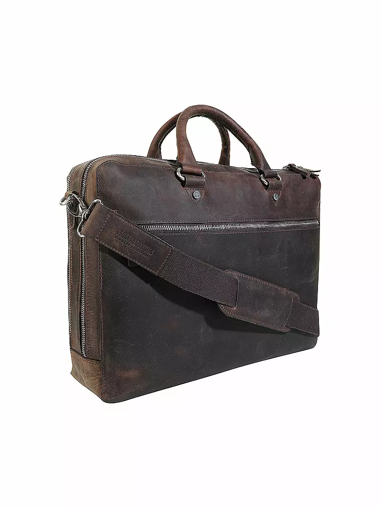 LEONHARD HEYDEN Ledertasche - Aktentasche Salisbury braun