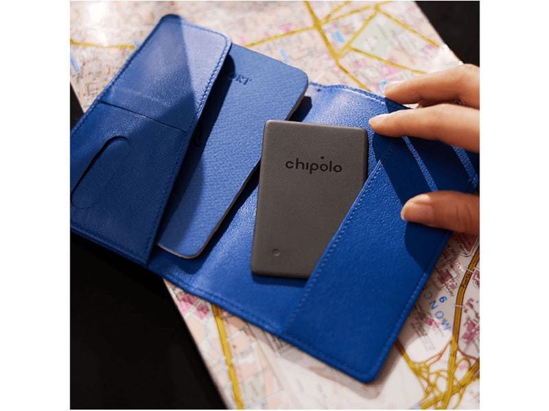 Chipolo Schlüssel- und Portemonnaie-Finder Spot Bundle, Sch Smarte Bluetooth-Ortungsgeräte zum Wiederfinden von wichtigen Objekten