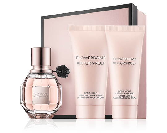 Viktor & Rolf Flowerbomb Set mit Bodylotion 30ml-50ml-40ml