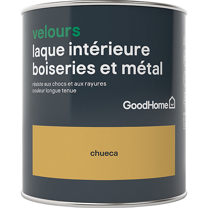 Laque boiseries et métal GoodHome Chueca Velours 0,75L