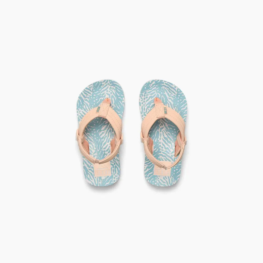 Little Ahi Peach Blue Animal