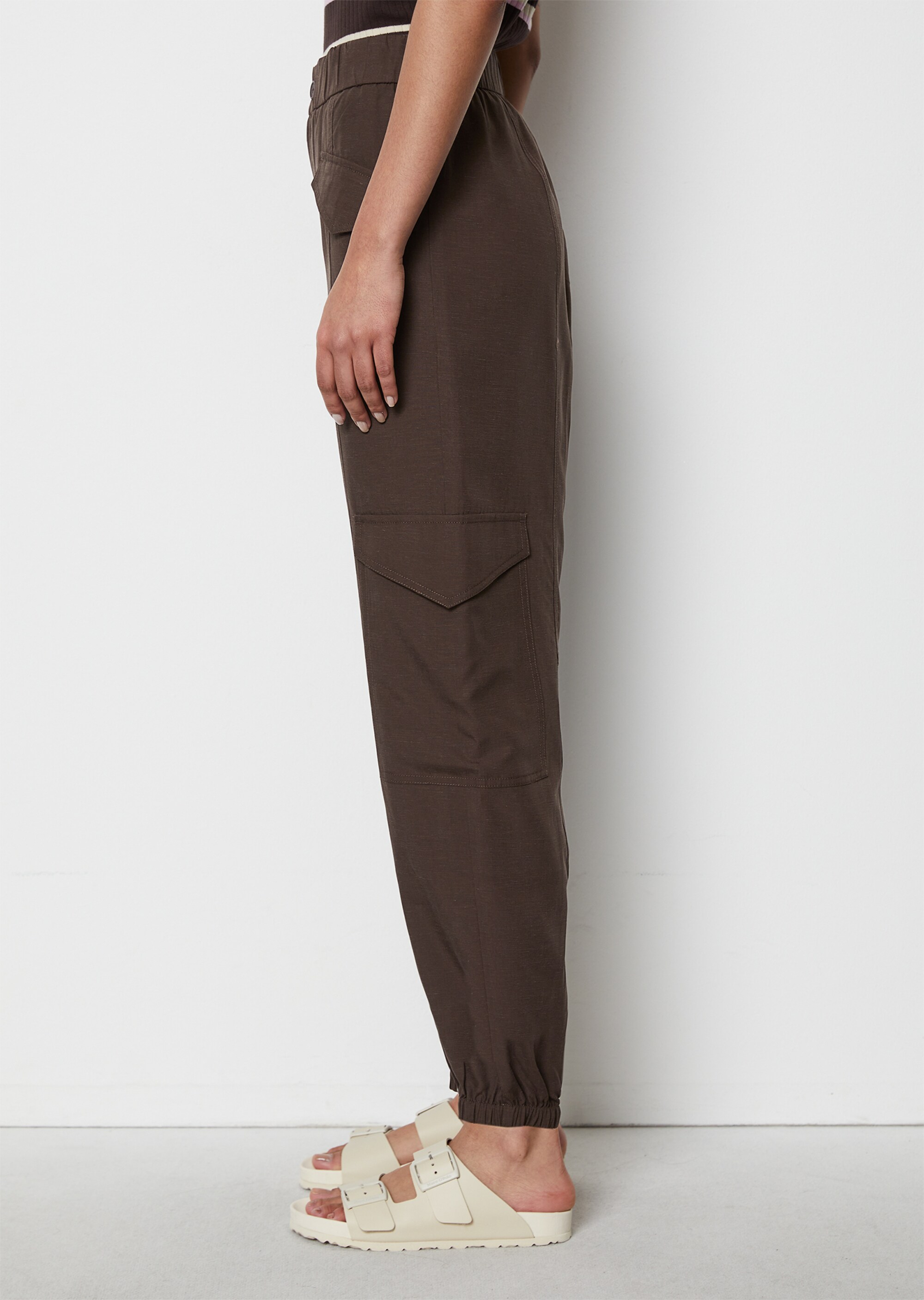 Cargo Pants looseaus Tencel™ Lyocell-Leinen-Mix