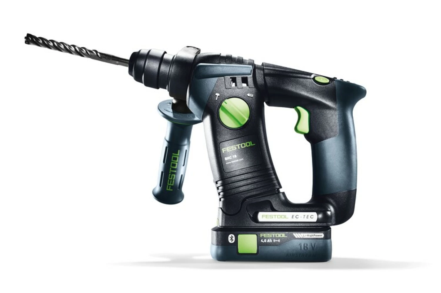 Festool BHC 18 HPC 4,0 I-Plus 18V Li-Ion accu SDS-Plus boorhamer set (2x 4,0Ah) in systainer - 1,8J