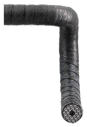 Ruban de Cintre Deda Loop Noir/Argent avec Bouchons