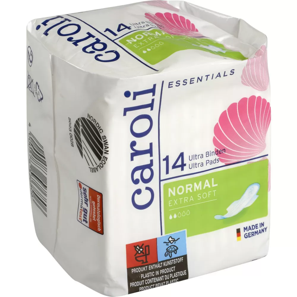 Caroli hygiejnebind Normal - 14 stk.