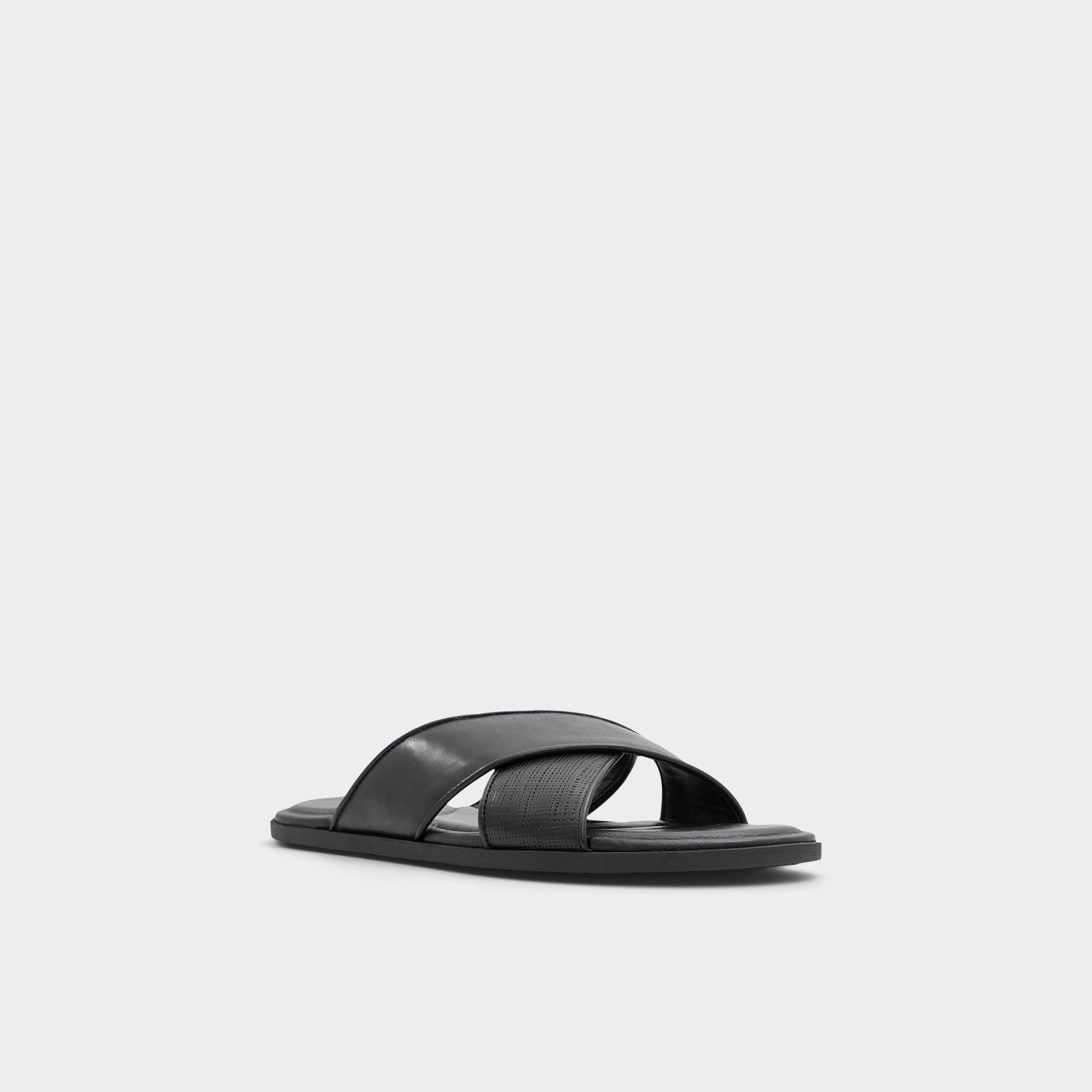 Omer Black Men Slides