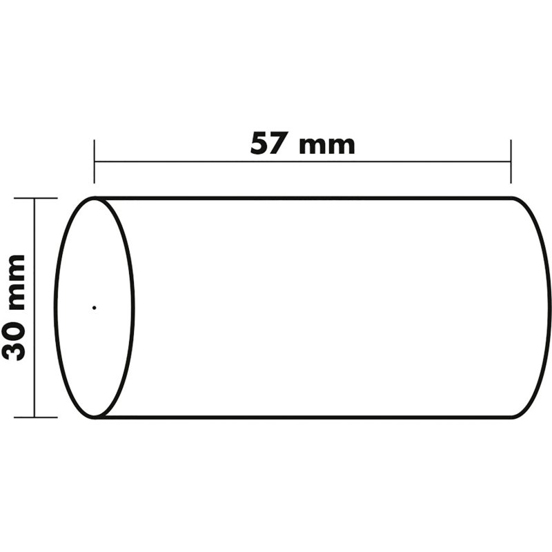 Bobines Terminaux bancaires Exacompta 43642E - l 57 mm x L 9 m, Ø 30 mm - 1 pli(s) - paquet de 20
