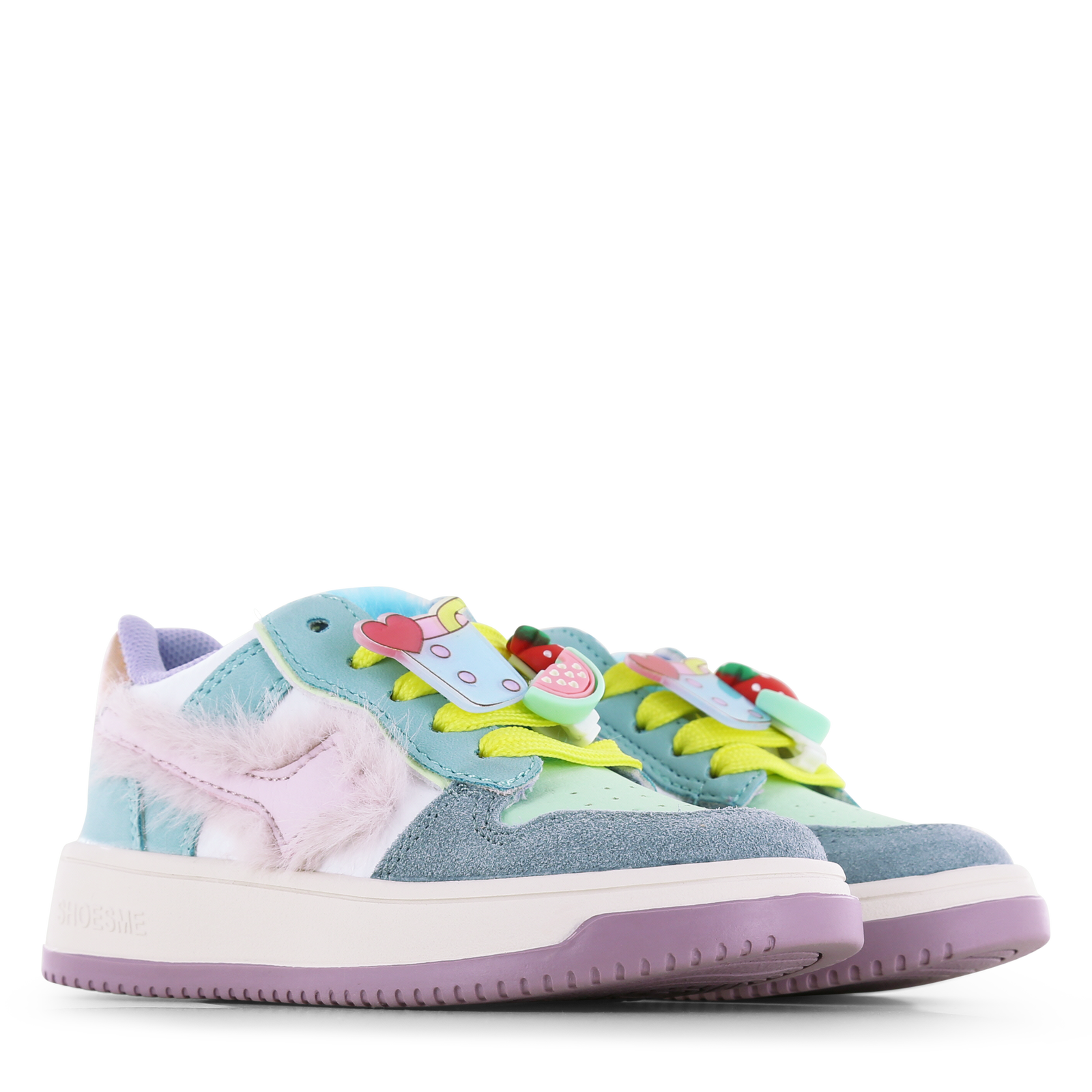 Shoesme blau mit rosa Sneaker