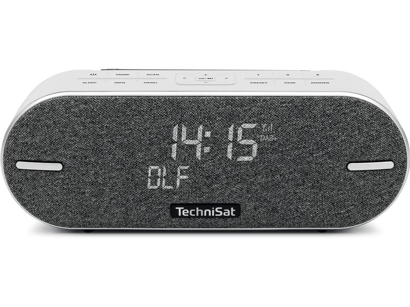 Technisat DAB  Radio DigitRadio BT 2 Weiss Portables DAB  Digitalradio mit Bluetooth