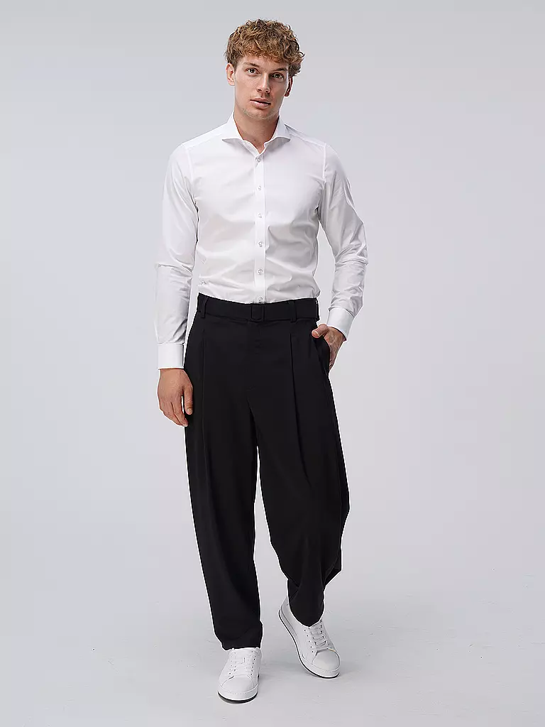 OLYMP LEVEL FIVE Hemd Body Fit weiss