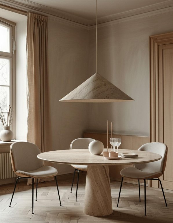 Gubi Beetle eetkamerstoel (Exclusive Edition) Conic zwart onderstel/Vidar 4 (146) Leer Valencia Cashmere