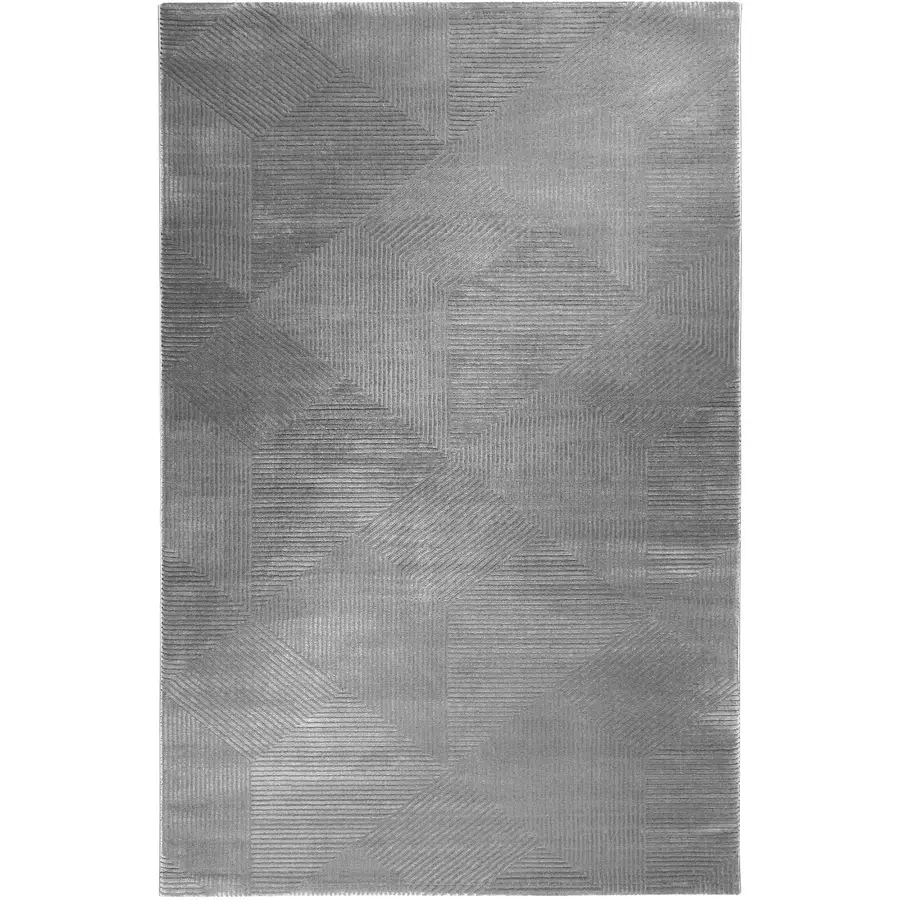 Esprit Kurzflorteppich Velvet Groove grau taupe