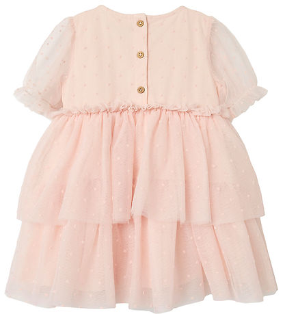 Lil' Atelier Kleid - NmfFrilla - Tüll - Peach Blush