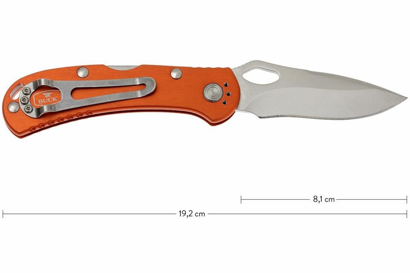 Buck 722 Spitfire 0722ORS1-B plain edge, oranje