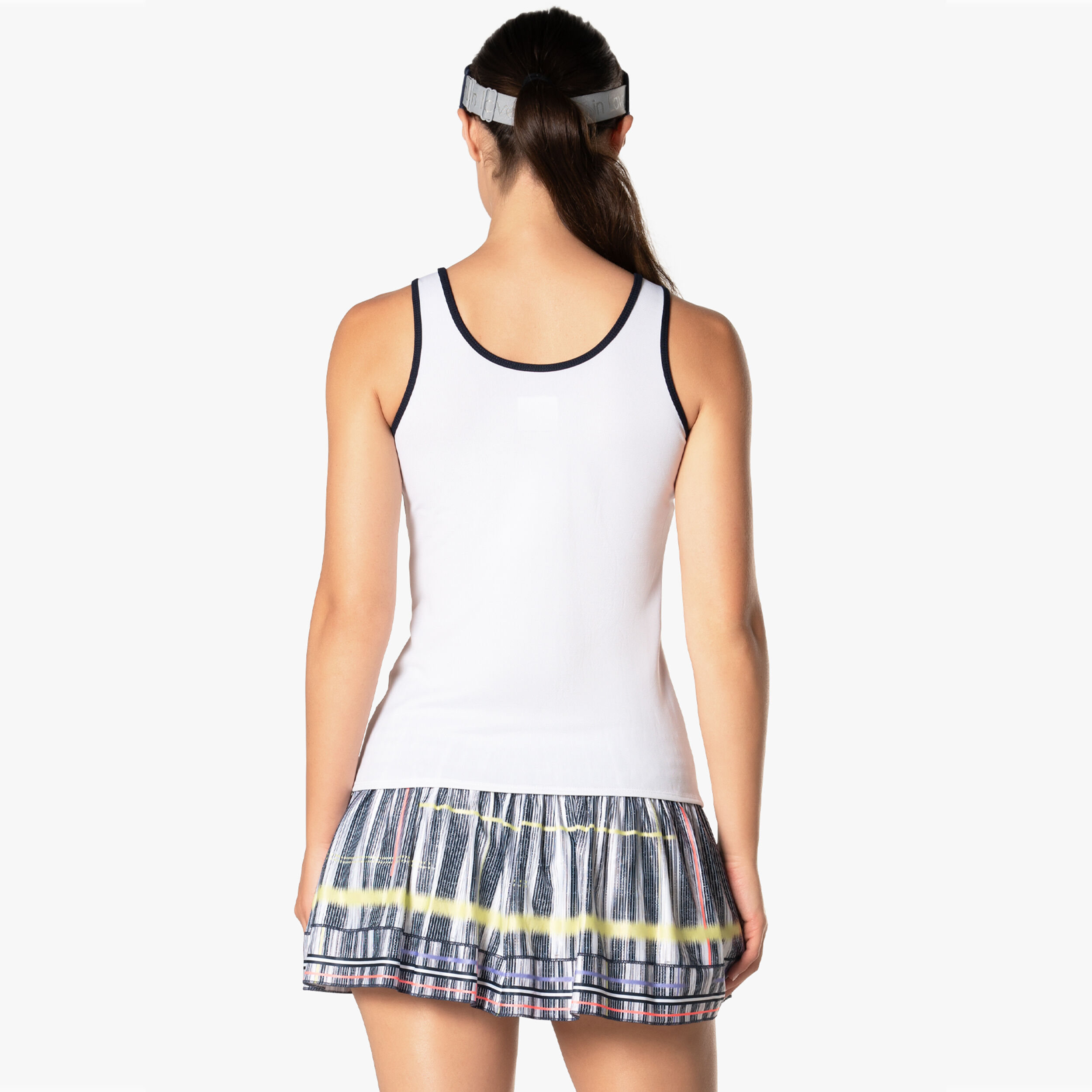 Lucky in Love Love Game Débardeur Tank Top Femmes - Blanc , Noir