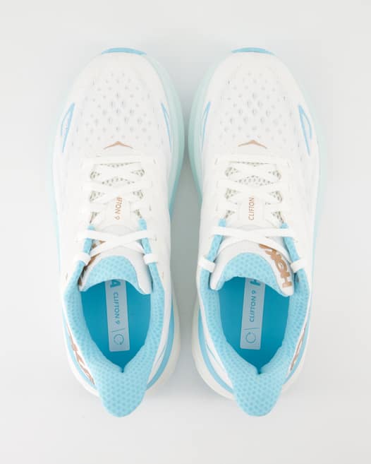 Hoka Clifton 9 Sportschuhe in Weiß
