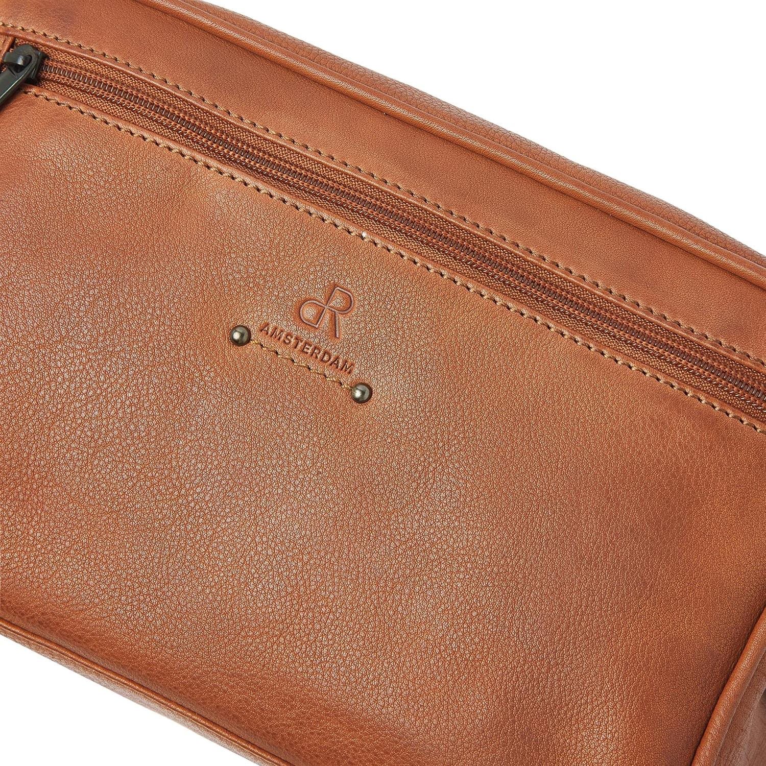 dR Amsterdam Solace Toiletbag camel