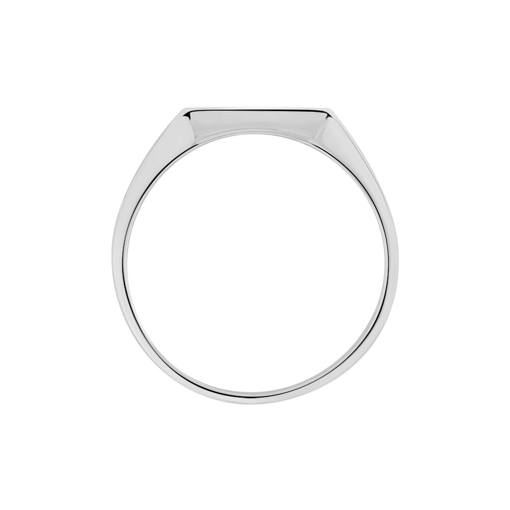 Chevalière Henry Argent Blanc
