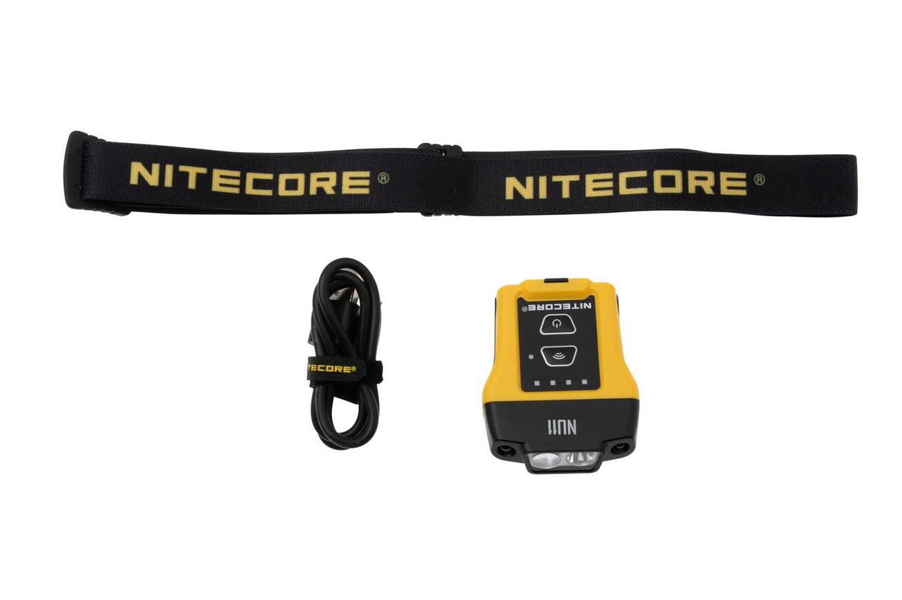 Nitecore NU11 Cap Light, intelligente ledlamp voor pet, 150 lumen