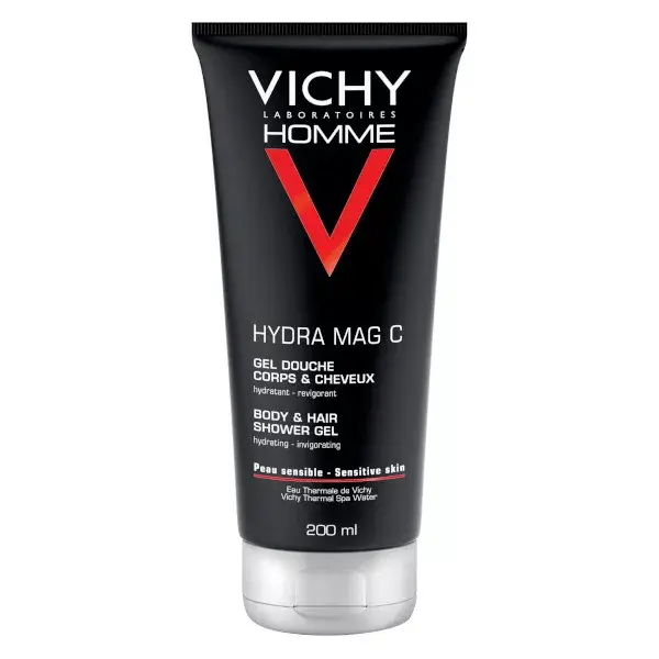 Vichy Men Hydra Mag C Gel de Banho para Corpo e Cabelo 200ml
