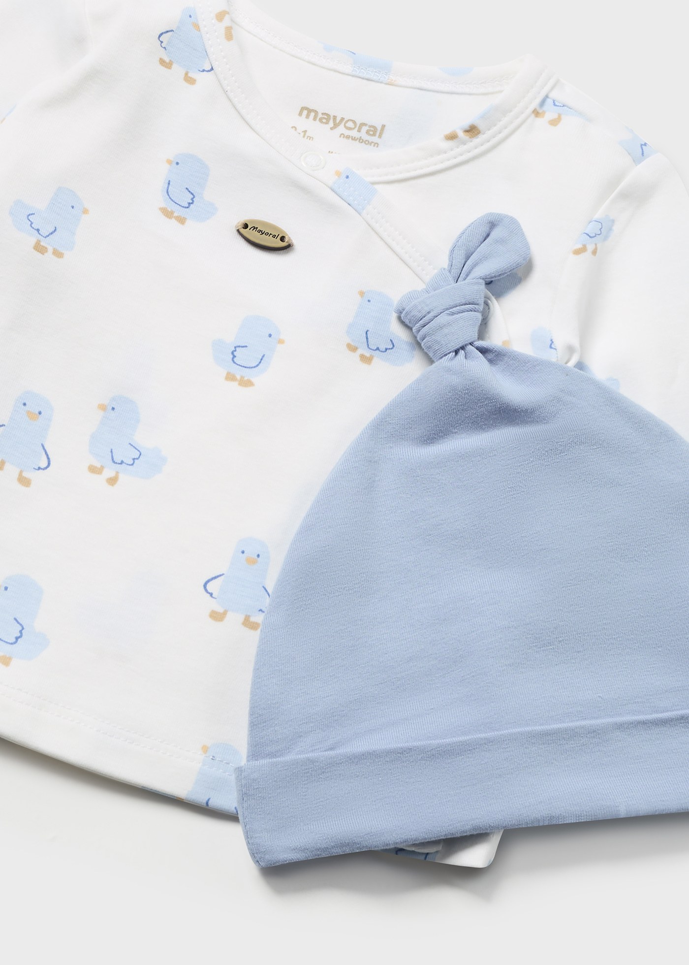 Conjunto de 3 peças Better Cotton para recém-nascidos, milho