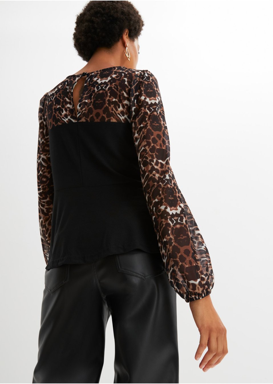 T-shirt manches longues avec chiffon