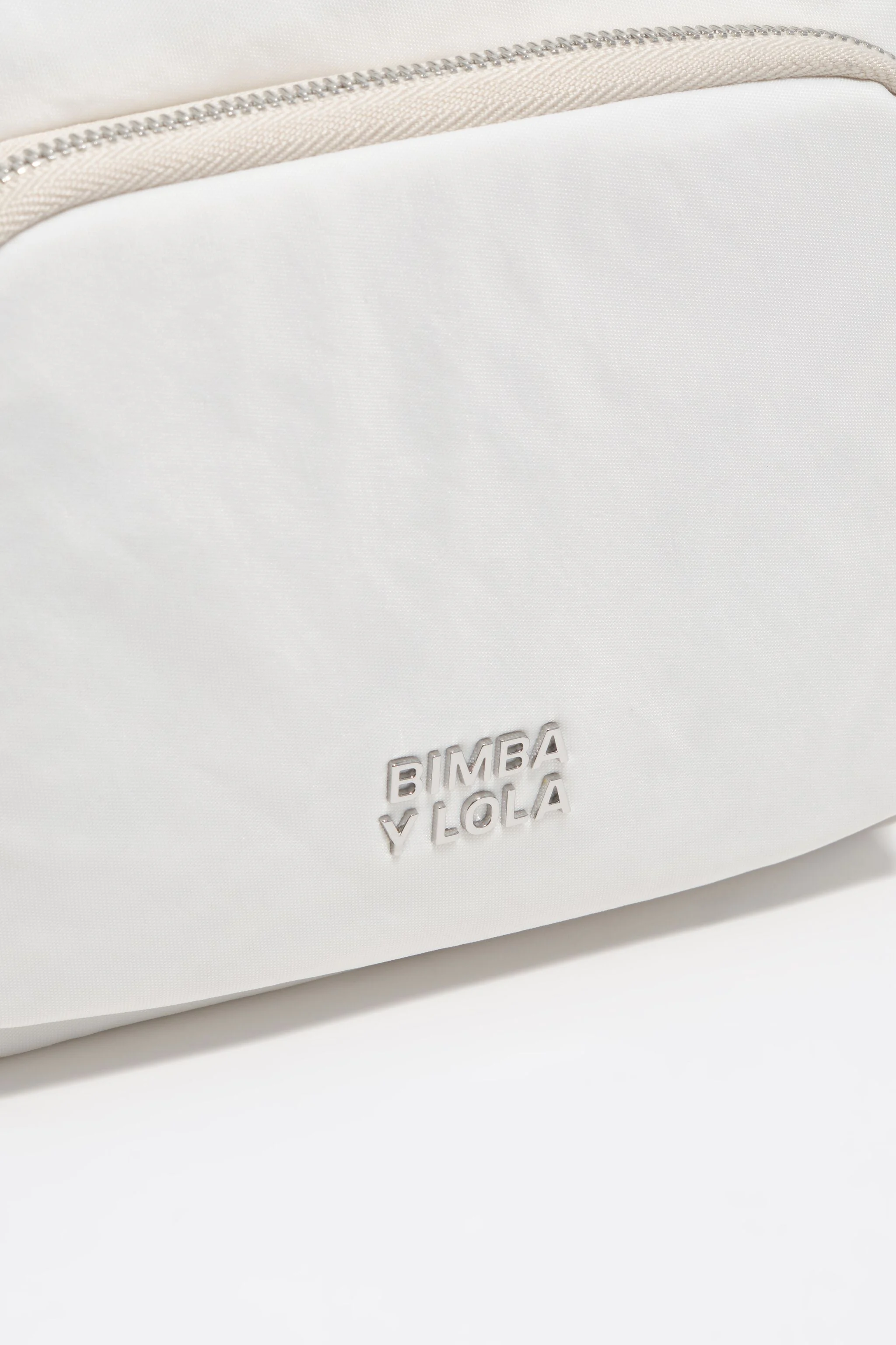 Bolsa de bolso pequena de náilon branco