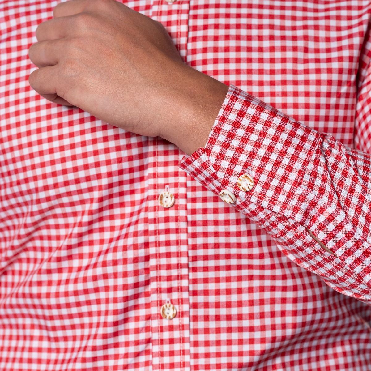 Oktoberfest Blouse Rood Heren