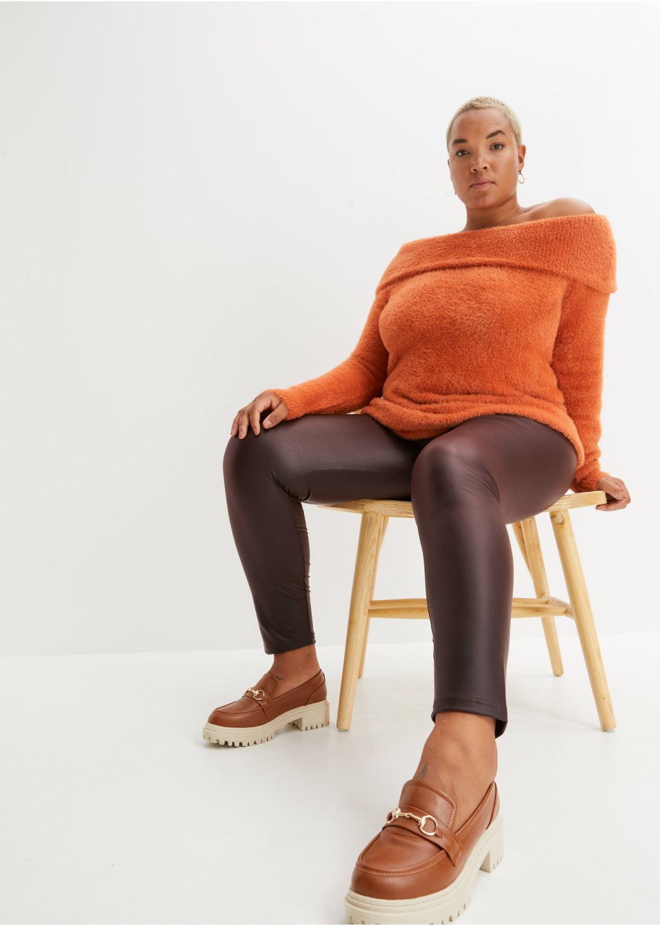 Legging enduit