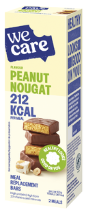 WeCare Peanut Nougat Meal Replacement Bars 116GR