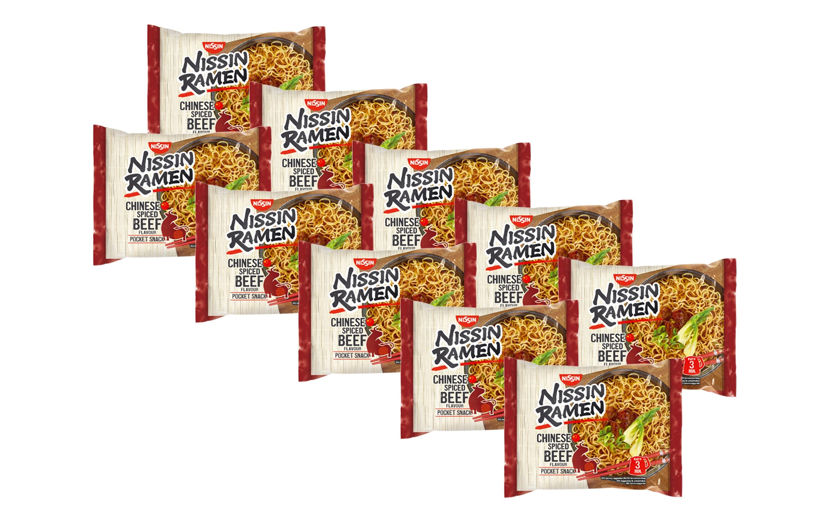 Ramen China Beef 10x 67 gSuppe mit Instantnudeln