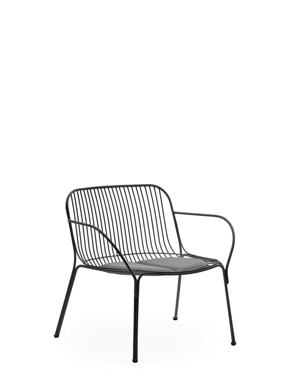 Kartell Zitkussen voor Hiray fauteuil antraciet