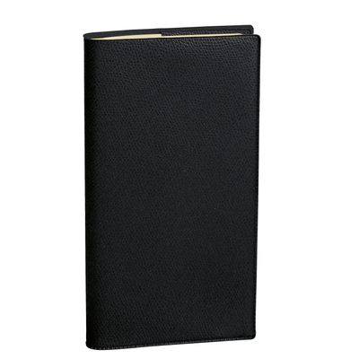 Agenda de poche Impala Planorizon - 1 semaine sur 2 pages - 8,8 x 17 cm - noir - Quo Vadis