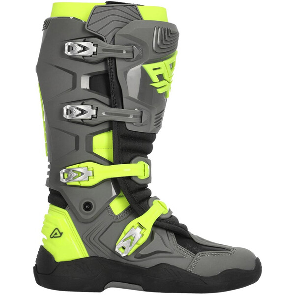 Acerbis - Bottes Whoops Gris / Jaune fluo