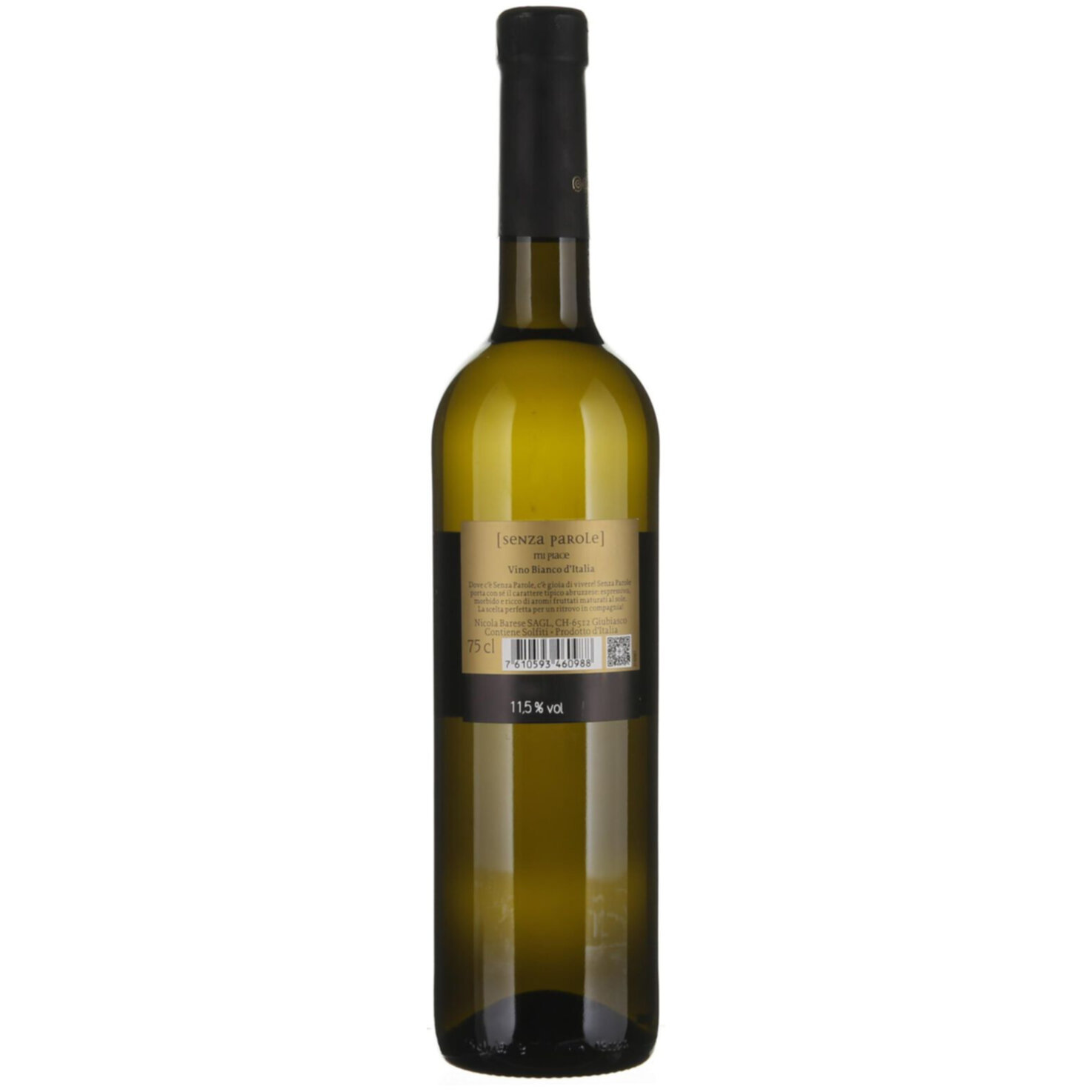 Vino Bianco d'Italia Senza Parole -75cl