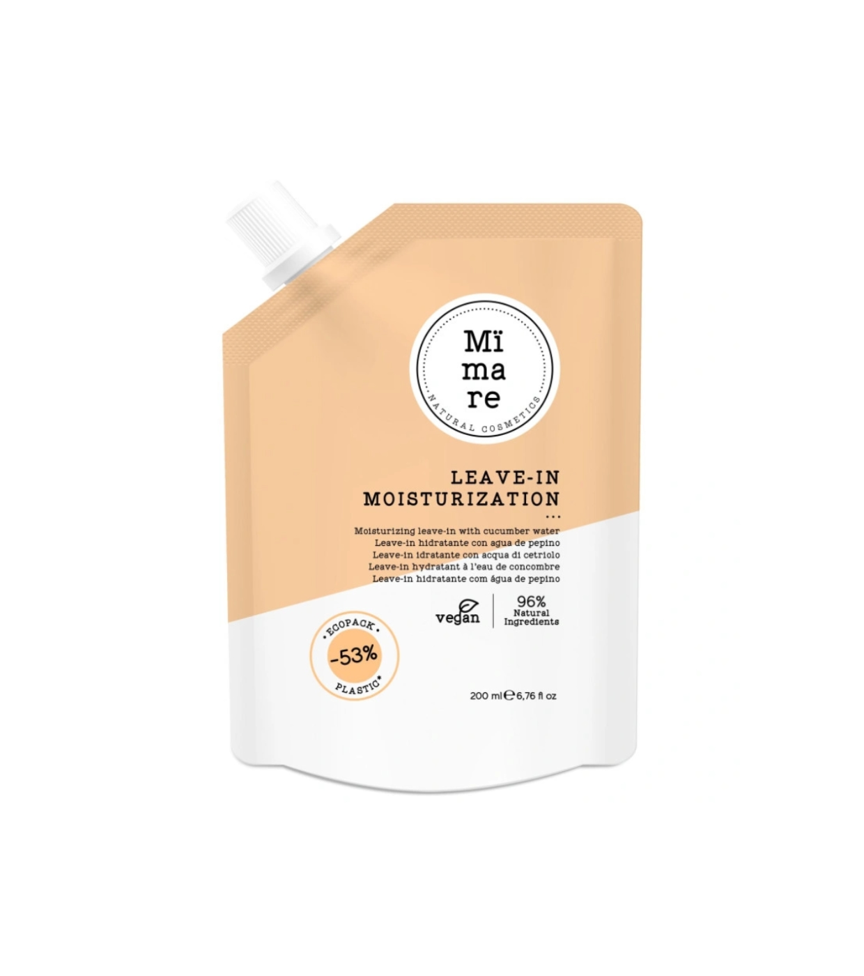 Mimare - Condicionador Leave-in Hidratante com Água de Pepino - 200ml