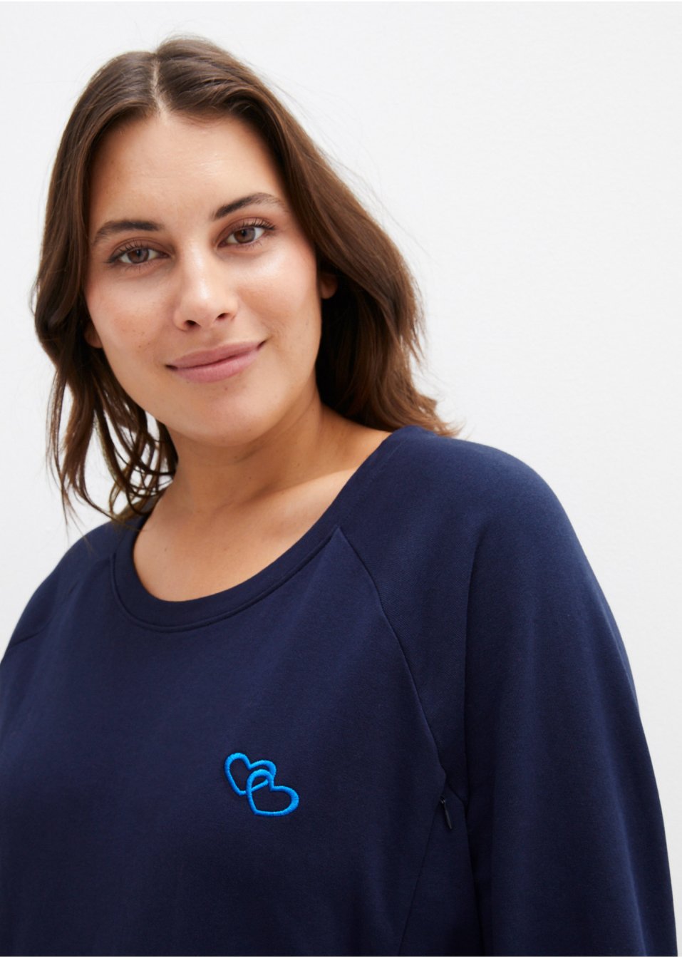 Sweat-shirt de grossesse et d'allaitement avec coton