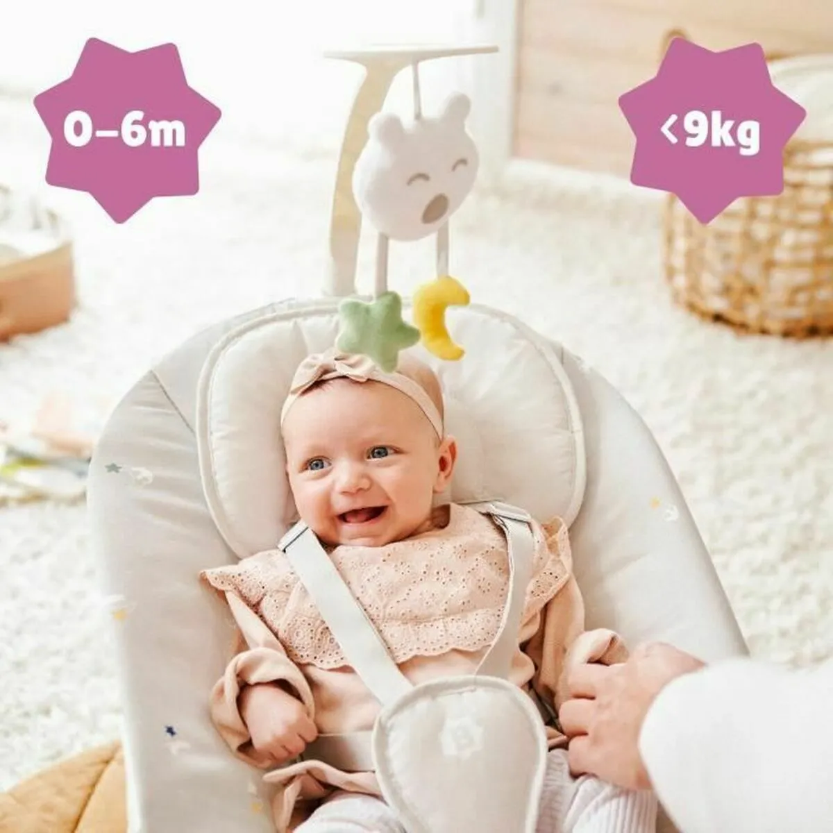 Badabulle Hamac Bébé Multicouleur