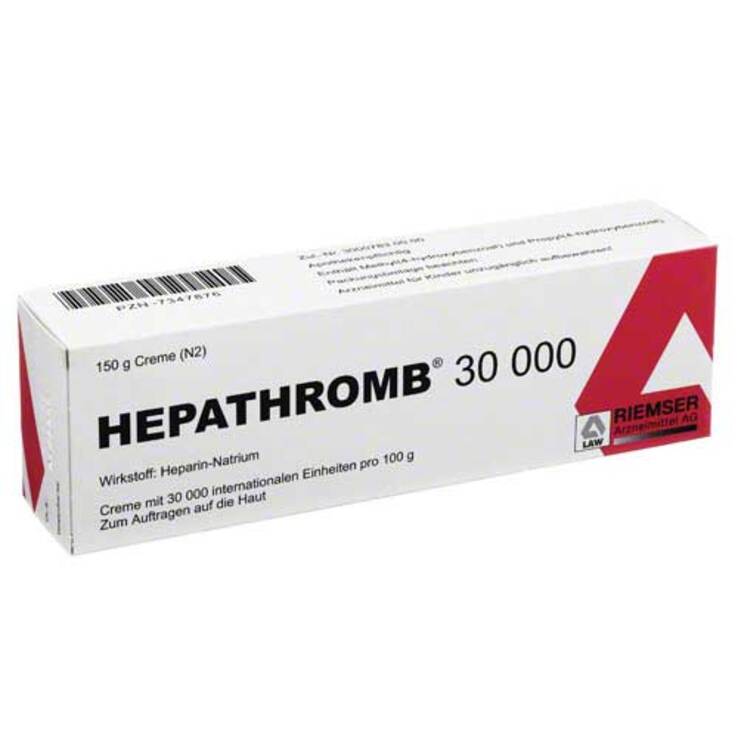 Hepathromb Creme 30.000 I.E., 150 g