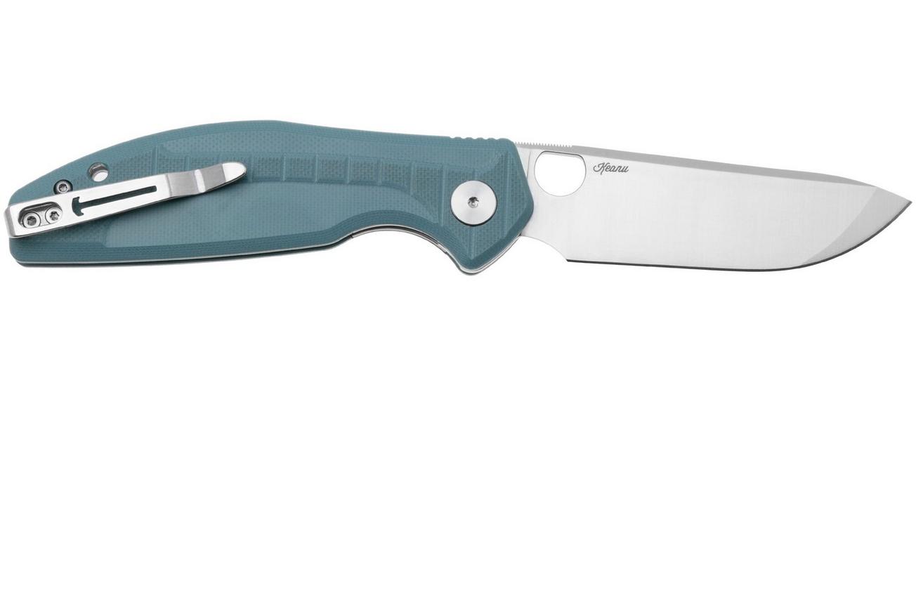 Bestechman Angry Owl BMK12C-1 Satin D2, Blue G10, zakmes