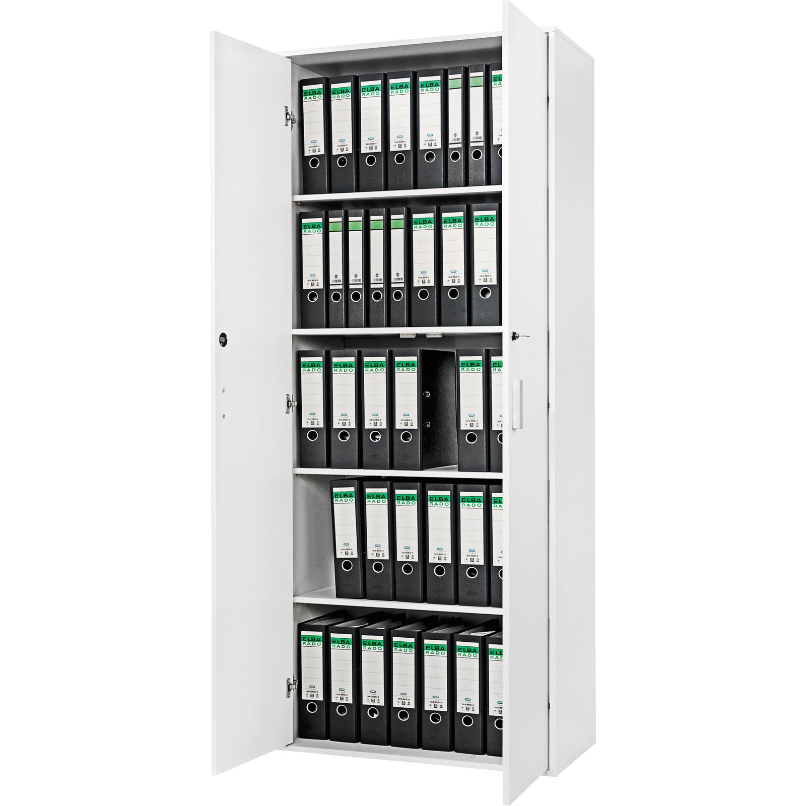 Allzweckschrank Kreta 4 Dekor weiss 77 x 190 x 39 cm