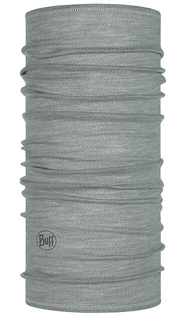 BUFF - TOUR DE COU WOOL SOLID LIGHT GREY