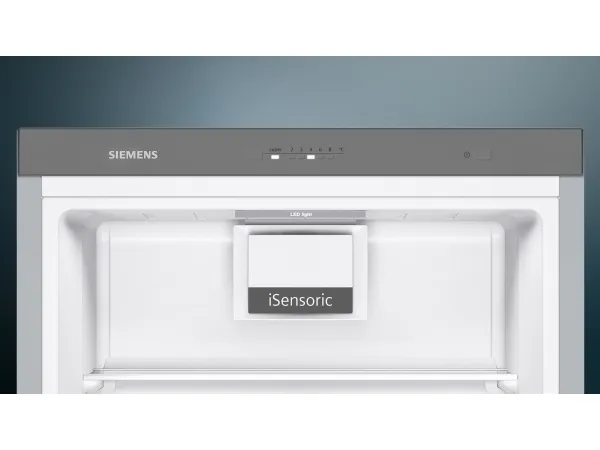 Siemens iQ300 KS36VVIEP - Køleskab - bredde: 60 cm - dybde: 65 cm - højde: 186 cm - 346 liter - Klasse E - rustfrit stål