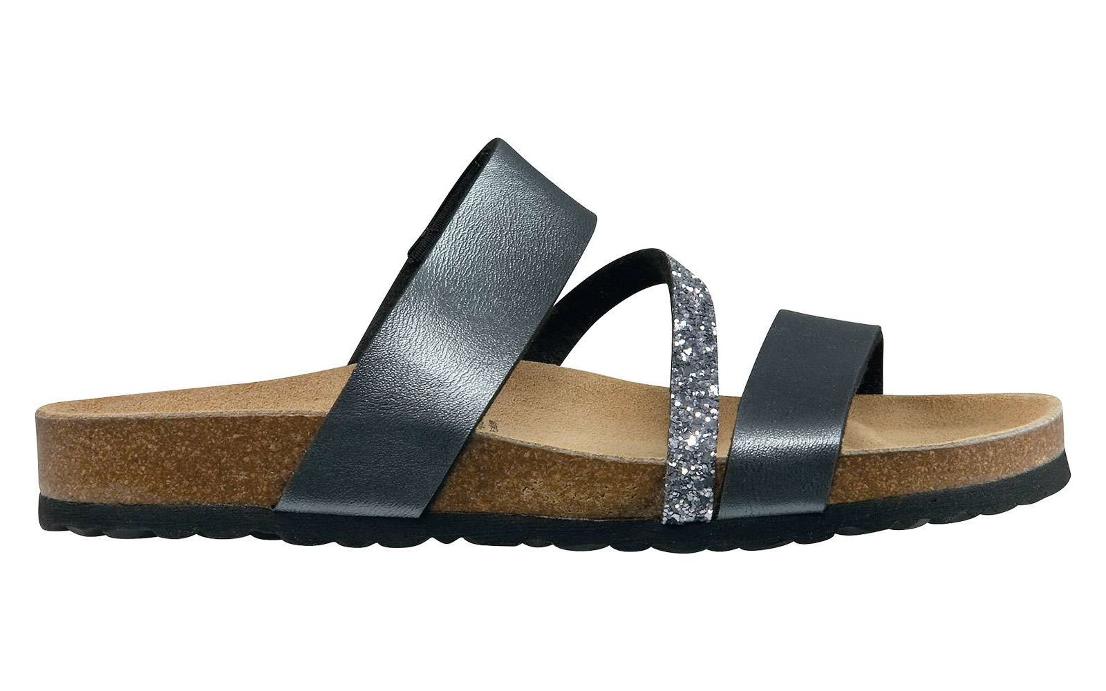 Lico Natural Glitter Damenpantoletten